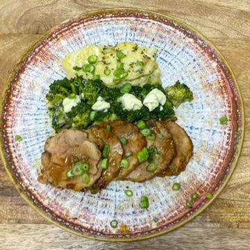 Afbeeldingen van Maaltijd Rollade met gratain en brocoli