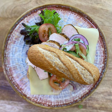 Afbeeldingen van Halve baguette gezond