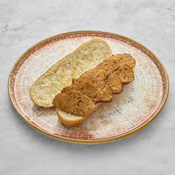 Afbeeldingen van Halve baguette gehaktbal